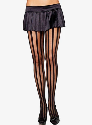 Vertical Striped Tights