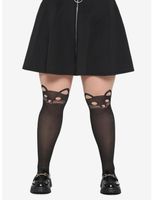Hot Topic Blackheart Faux Thigh High 