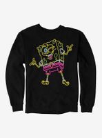 SpongeBob SquarePants Neon Finger Guns Sweatshirt