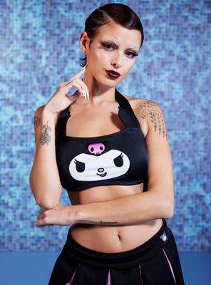 Kuromi Halter Swim Top