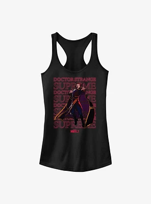 Marvel What If...? Supreme Text Stack Girls Tank