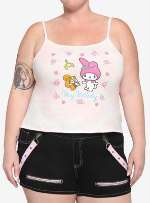 My Melody Roses Girls Crop Cami Plus
