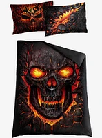 Skull Blast Single Duvet Reversible Bedding Set