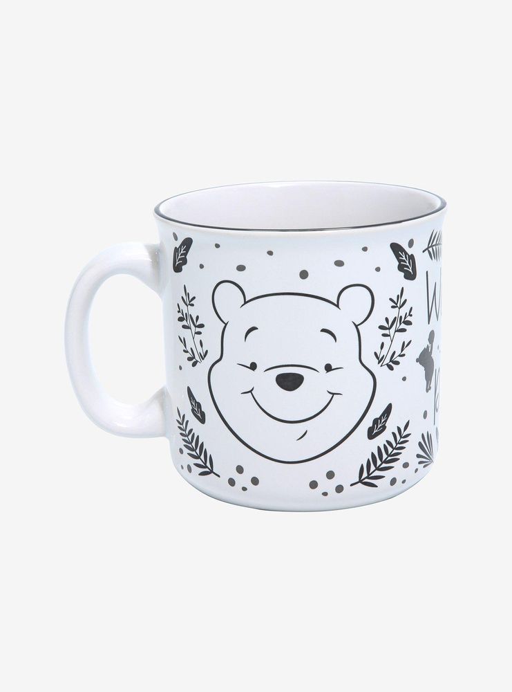 Disney Winnie the Pooh Floral Camper Mug