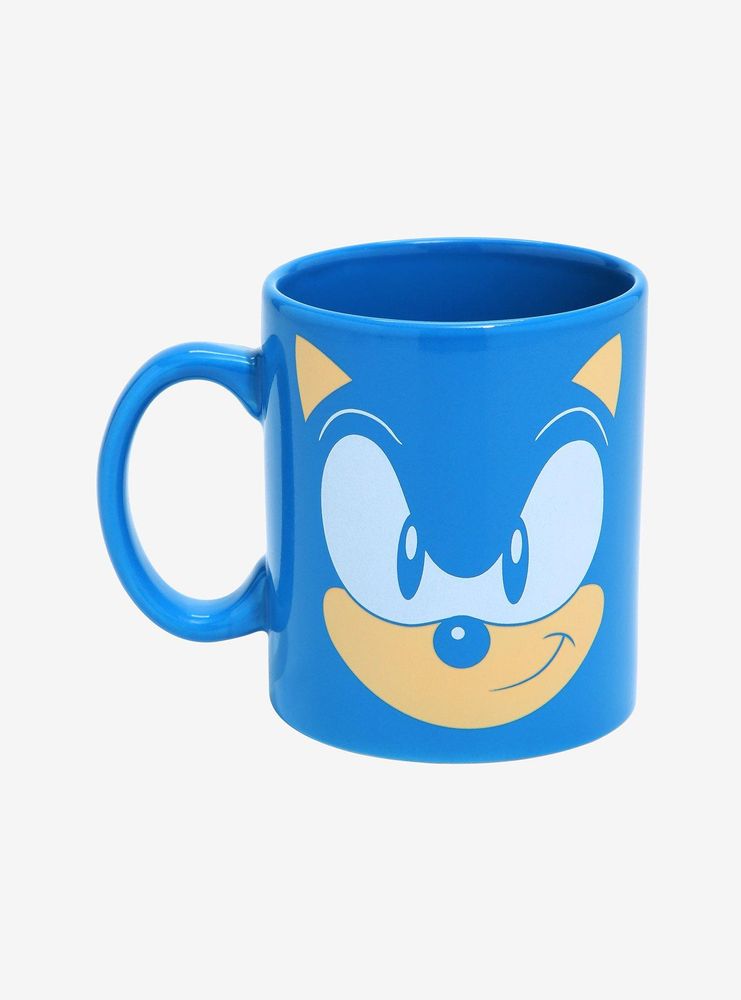 Sonic The Hedgehog Sonic Face Mug - Blue