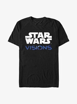 Star Wars: Visions Stacked Logo T-Shirt
