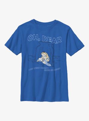 Disney Alice Wonderland Dear Tears Youth T-Shirt