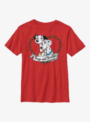 Disney 101 Dalmatians Pongo And Perdita Youth T-Shirt
