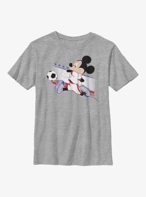 Disney Mickey Mouse France Kick Youth T-Shirt