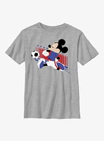 Disney Mickey Mouse Usa Kick Youth T-Shirt