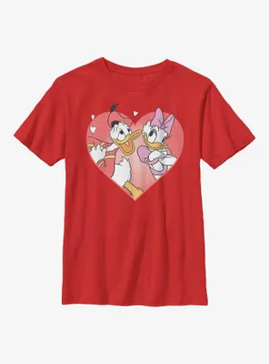 Disney Donald Duck And Daisy Love Youth T-Shirt