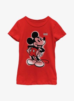 Disney Mickey Mouse Graffiti Youth Girls T-Shirt