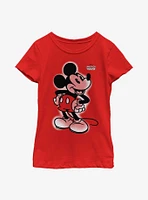 Disney Mickey Mouse Graffiti Youth Girls T-Shirt