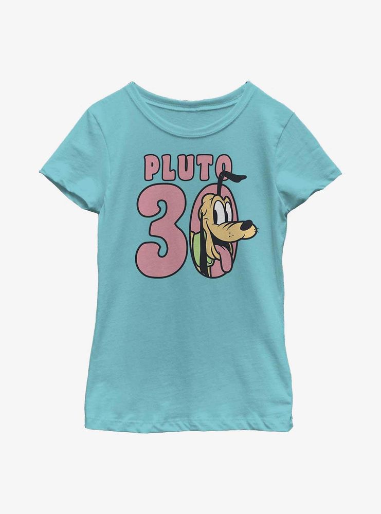 Disney Pluto Smiles Youth Girls T-Shirt