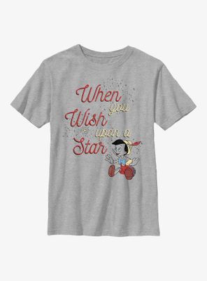 Disney Pinocchio Wishing Star Youth T-Shirt