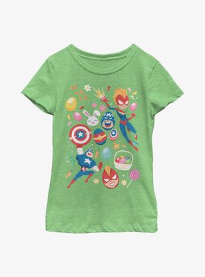 Marvel Avengers Easter Youth Girls T-Shirt
