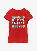 Marvel Avengers Hoppy Easter Youth Girls T-Shirt