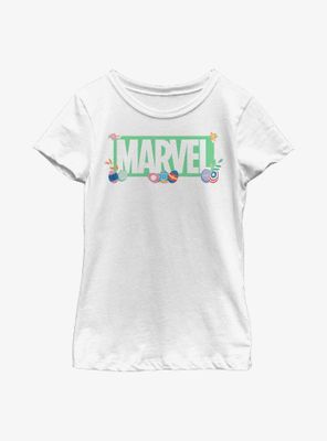 Marvel Avengers Easter Logo Youth Girls T-Shirt
