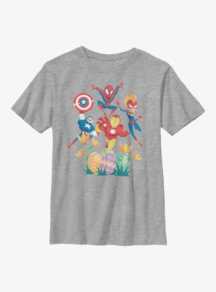 Marvel Avengers Group Easter Hunt Youth T-Shirt