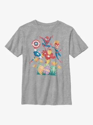 Marvel Avengers Group Easter Hunt Youth T-Shirt