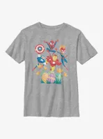 Marvel Avengers Group Easter Hunt Youth T-Shirt