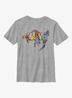 Marvel Avengers Logo Ensemble Youth T-Shirt