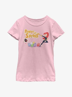 Marvel Black Widow Spring Power Youth Girls T-Shirt