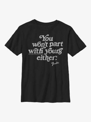 Fender Vintage Quote Youth T-Shirt