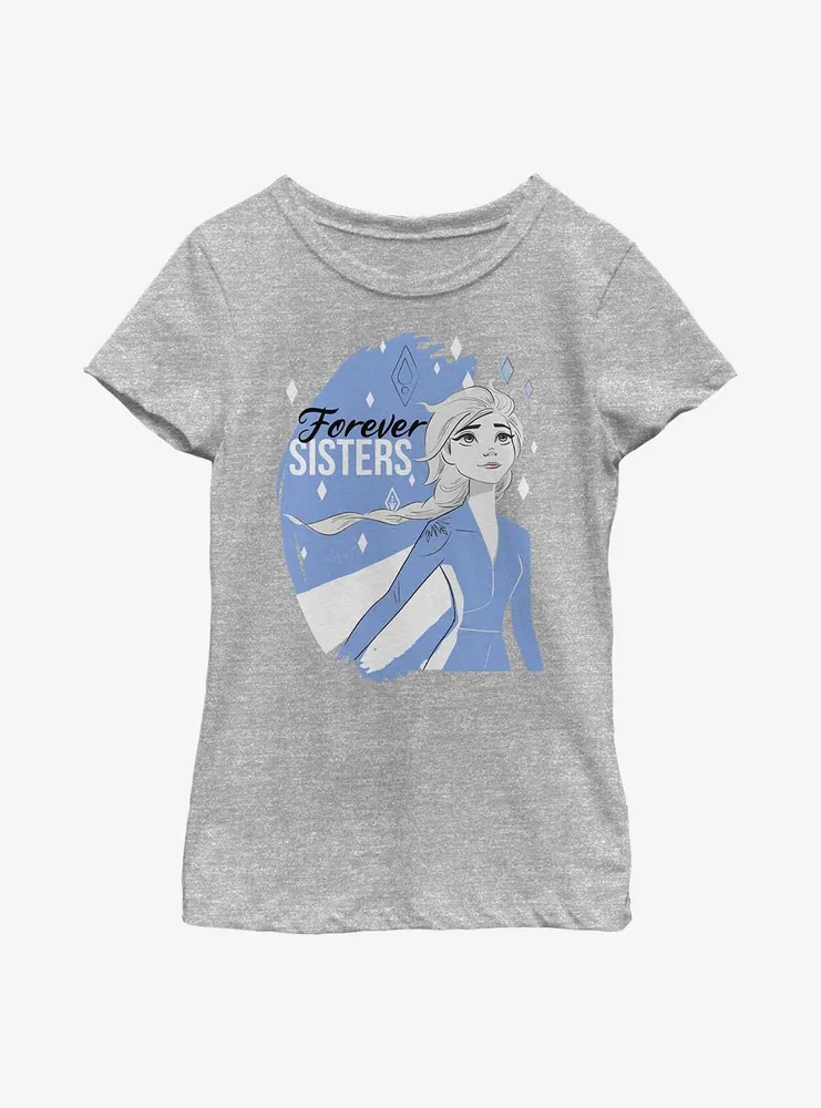 Disney Frozen 2 Sister Elsa Youth Girls T-Shirt