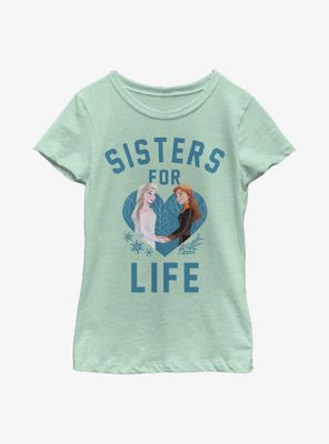 Disney Frozen 2 Sisters For Life Youth Girls T-Shirt