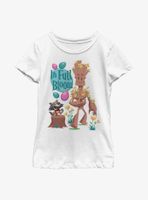 Marvel Guardians Of The Galaxy Groot Bloom Youth Girls T-Shirt