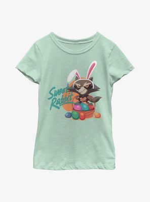 Marvel Guardians Of The Galaxy Sweet Rocket Youth Girls T-Shirt