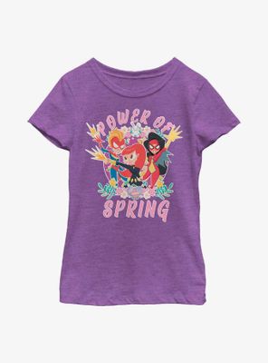 Marvel Power Of Spring Youth Girls T-Shirt