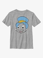 Disney Pinocchio Jiminy Face Youth T-Shirt