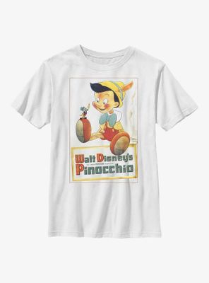 Disney Pinocchio Vintaged Poster Youth T-Shirt