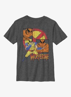 Marvel X-Men Claw Panels Youth T-Shirt