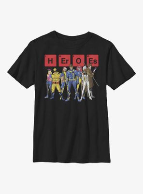 Marvel X-Men Mutant Heroes Youth T-Shirt