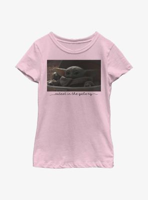 Star Wars The Mandalorian Cutest Photo Youth Girls T-Shirt