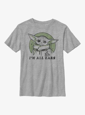 Star Wars The Mandalorian All Ears Youth T-Shirt