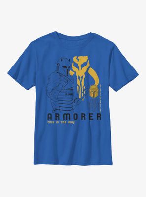 Star Wars The Mandalorian Armorer Youth T-Shirt