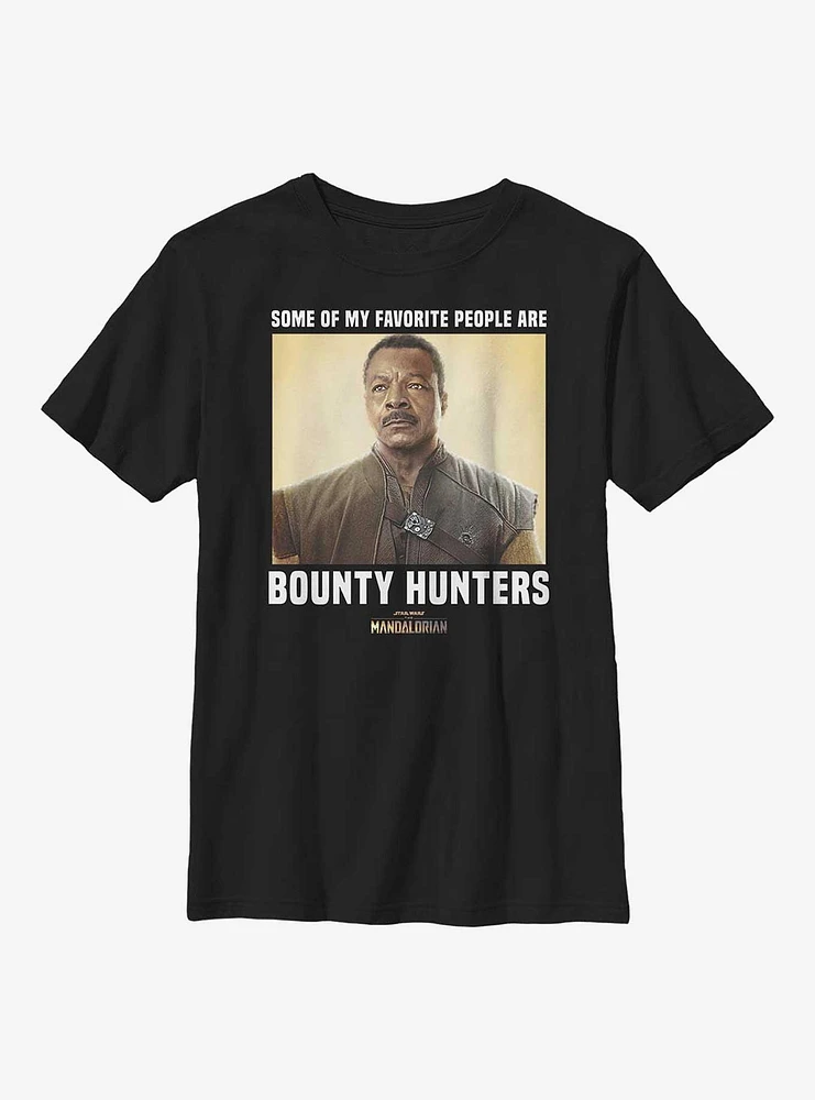 Star Wars The Mandalorian Bounty Friends Youth T-Shirt