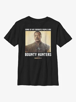 Star Wars The Mandalorian Bounty Friends Youth T-Shirt