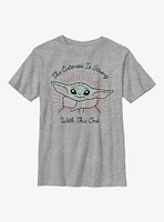 Star Wars The Mandalorian Child Stitch Youth T-Shirt