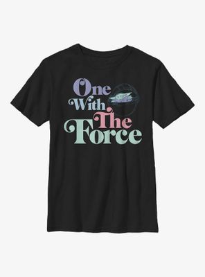 Star Wars The Mandalorian Pastel Force Youth T-Shirt