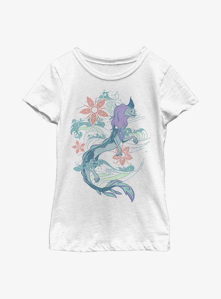 Raya And The Last Dragon Sea Youth Girls T-Shirt