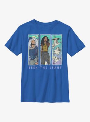 Raya And The Last Dragon Panel Boxes Youth T-Shirt