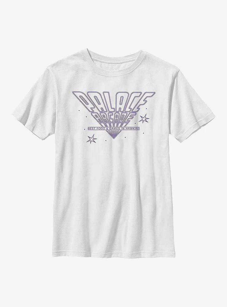 Stranger Things Line Art Arcade Youth T-Shirt