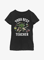 Star Wars: The Clone Wars Yoda Best Teacher Youth Girls T-Shirt