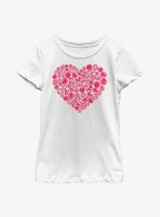 Marvel Avengers Heart Icons Youth Girls T-Shirt