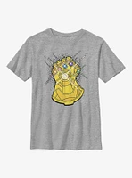 Marvel Avengers Gold Gauntlet Youth T-Shirt